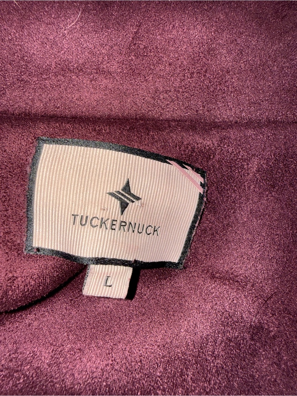 Tuckernuck Burgundy V-Neck Collared Tunic - Picture 4 of 5